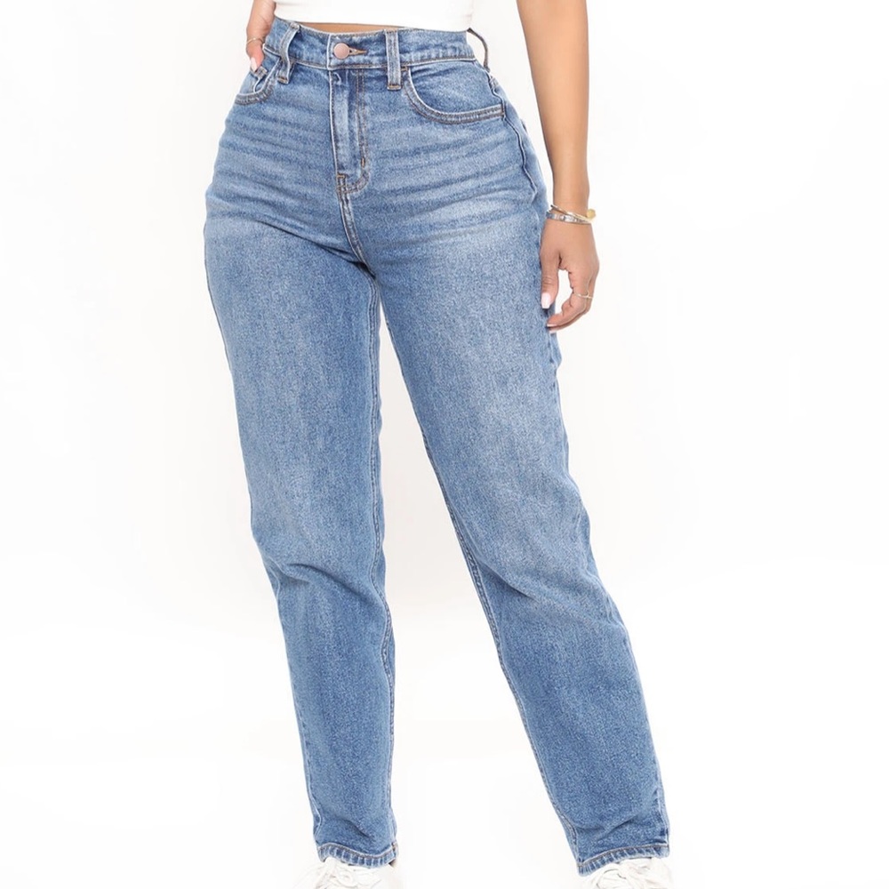 High-Waisted Mom Jeans